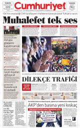 CUMHURİYET 24.05.2026 manşet