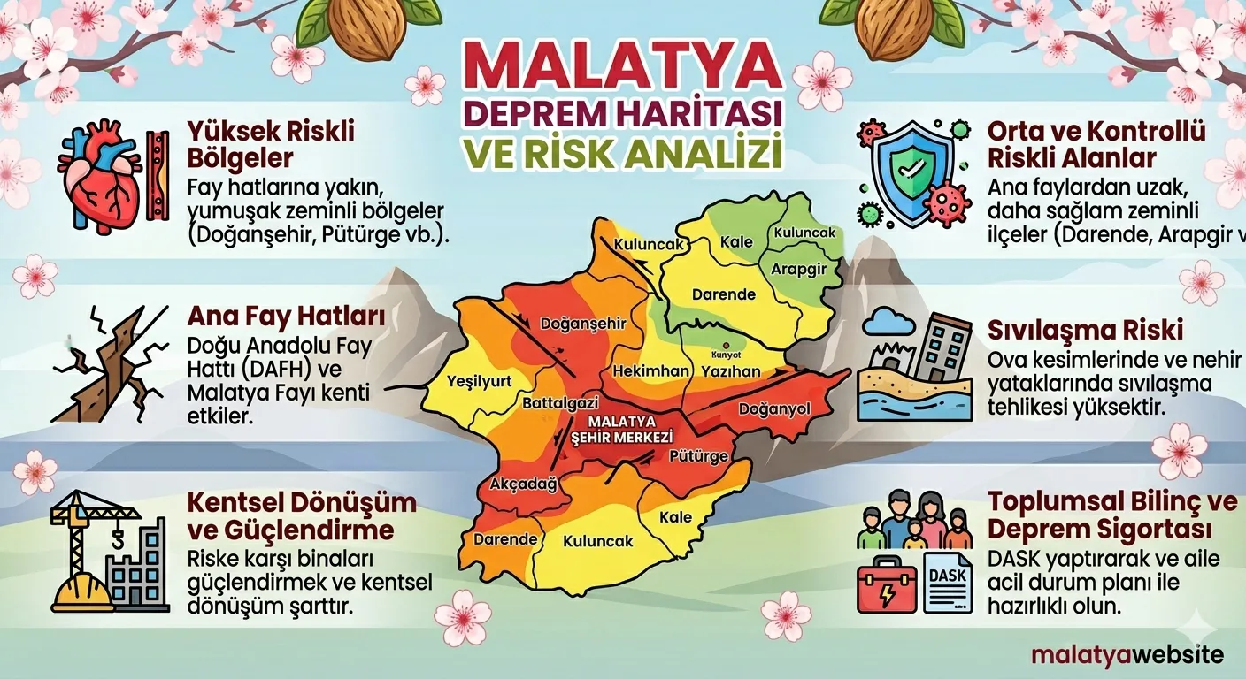 Malatya Deprem Haritası: Kentin Tektonik Yapısı ve Riskli Bölgeler
