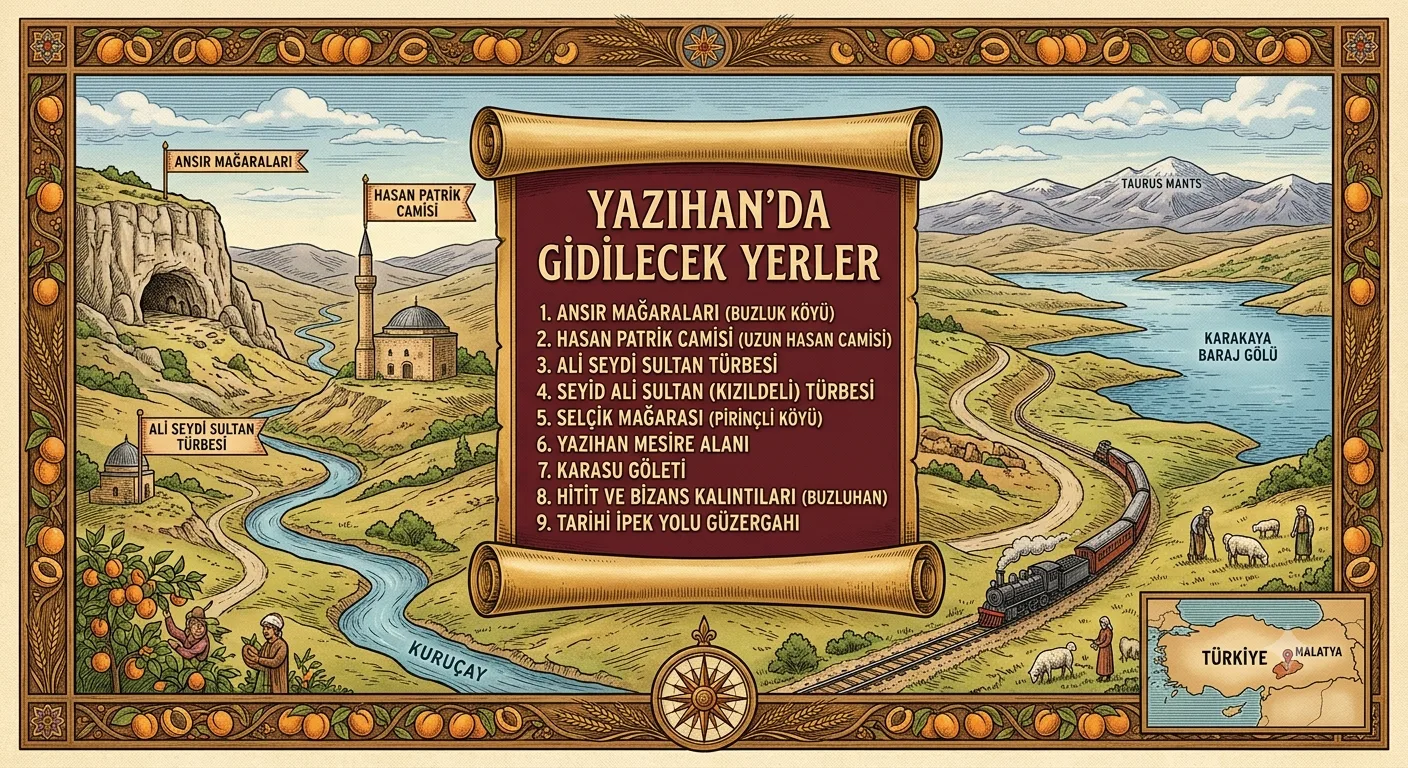 Bozkırın Ortasında Bir Vaha: Yazıhan’da Gezilecek Yerler ve Detaylı Seyahat Rehberi