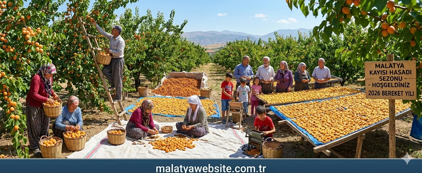 Kayısı sezonu başlıyor ; Bu yıl kayısı hasadından beklentiler yüksek...