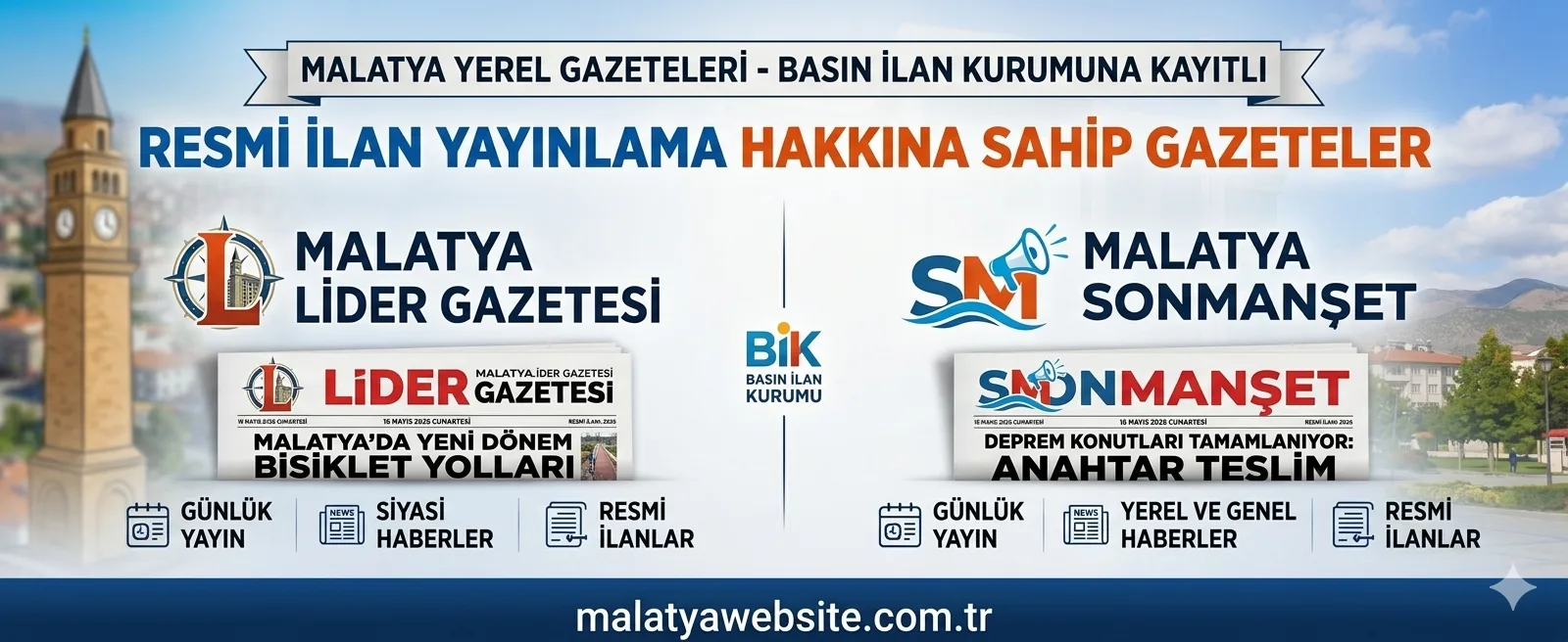 Yerel ve Ulusal Gazeteler - Malatya Haberleri