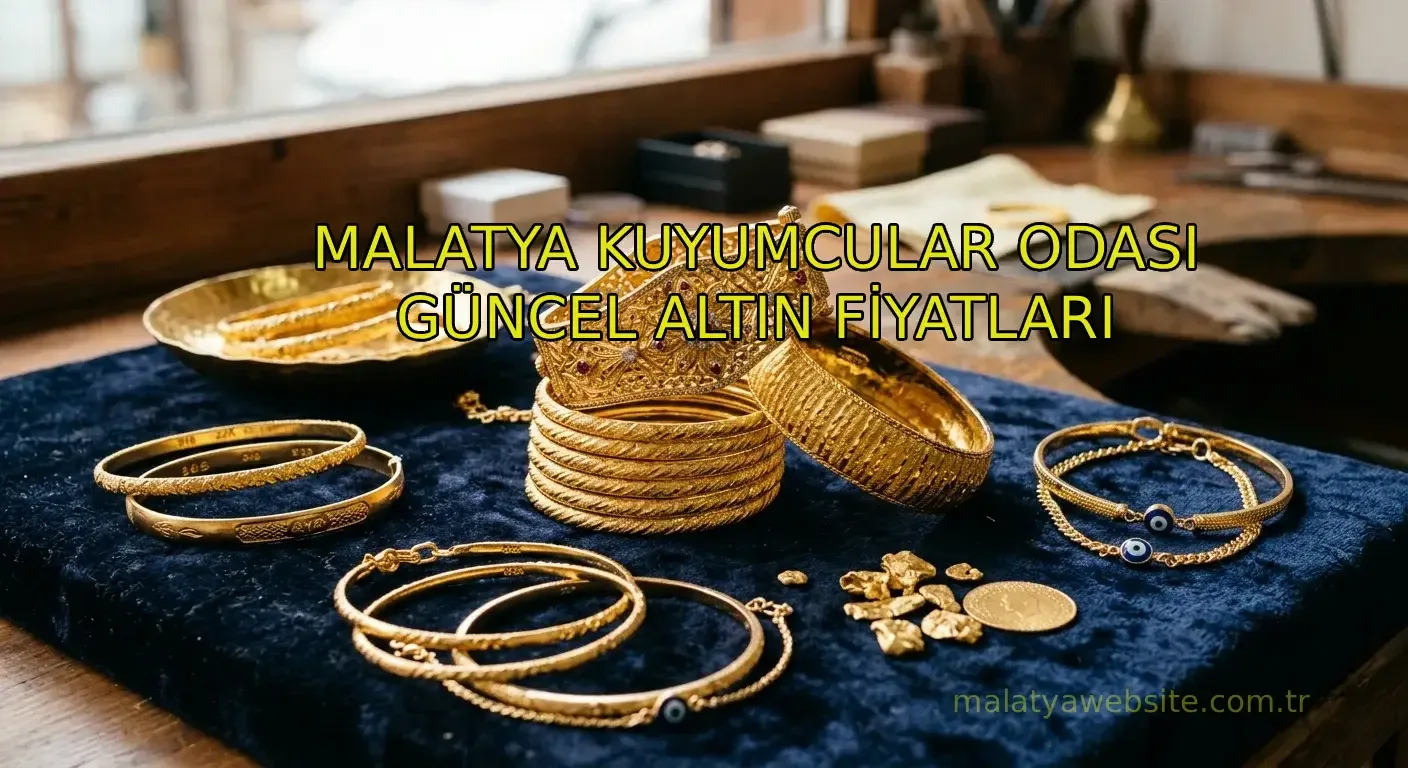 Malatya Kuyumcular Odası Altın Fiyatları - Malatya Haberleri